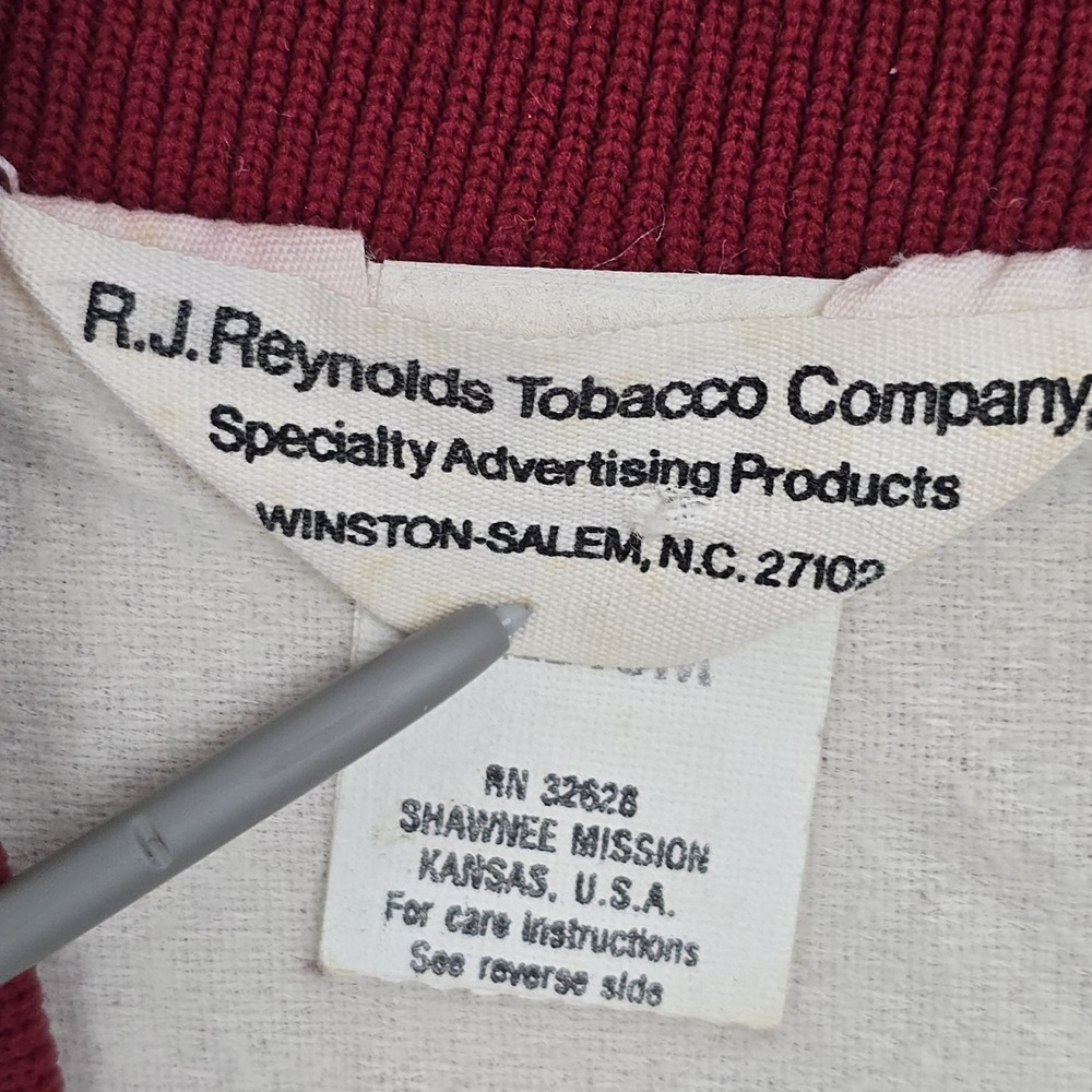 Vintage Winston 500 Talladega Satin Bomber Jacket Medium R.J.‎ Reynolds USA - Picture 3 of 11